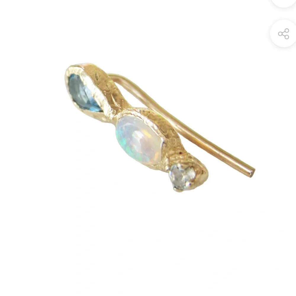 NIB MISA JEWELRY Marina Mermaid‎ Ear Crawler, Never Worn
